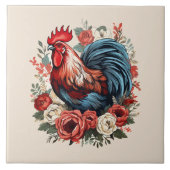 かわいいチキン愛好家の国 タイル (正面)