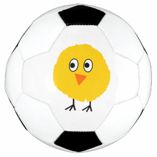 かわいいチキン漫画 サッカーボール