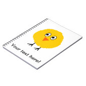 かわいいチキン漫画 ノートブック (左側)