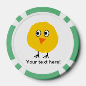 かわいいチキン漫画 ポーカーチップ (裏面)