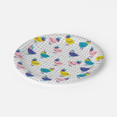 かわいいチキン紙プレート ペーパープレート (アングル)