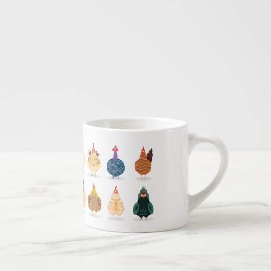 かわいいチキン エスプレッソカップ (右)