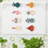 かわいいチキン キッチンタオル (折り畳み)