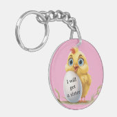 かわいいチキン キーホルダー (正面左)