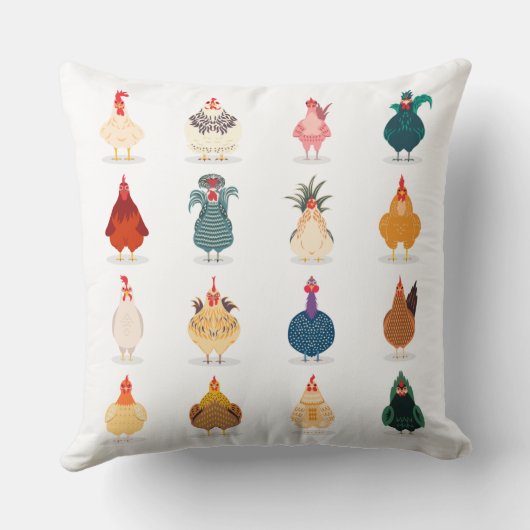 かわいいチキン クッション (裏面)