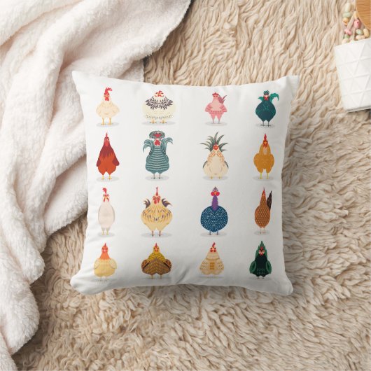 かわいいチキン クッション (ブランケット)