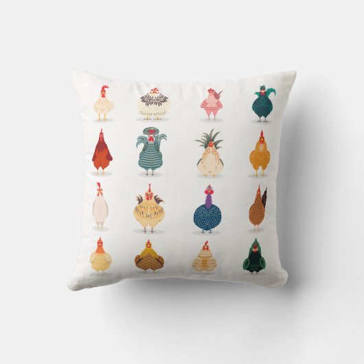 かわいいチキン クッション (裏面)