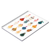 かわいいチキン ノートブック (左側)