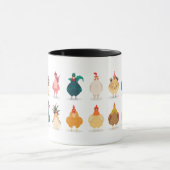 かわいいチキン マグカップ (中央)