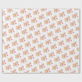 かわいいチキン ラッピングペーパー (フラット)