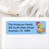 かわいいチキン ラベル (インサイチュ)