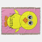 かわいいチックサンダー_コーブ スローブランケット (正面)