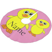 かわいいチックサンダー_コーブ ブラッシュドポリエステルツリースカート (アングル)