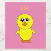 かわいいチックサンダー_コーブ ワインラベル (シングルラベル)