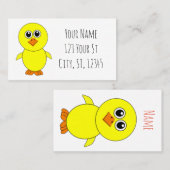 かわいいチックサンダー_コーブ 名刺 (正面/裏面)