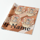 かわいいチビコアラの冒険 ギフト包装紙 ラッピングペーパー (アンロールド)