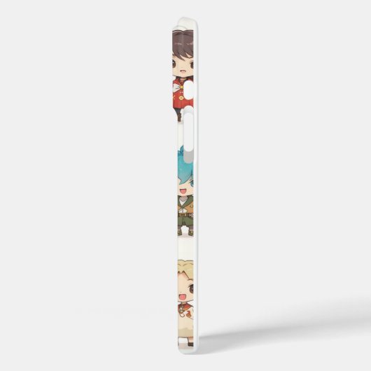 かわいいチビ（小さくかわいく書いた感じ）アニメ動物キッズ | かわいいファンタジー Case-Mate iPhoneケース (裏面 / 左)