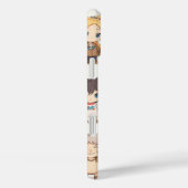 かわいいチビ（小さくかわいく書いた感じ）アニメ動物キッズ | かわいいファンタジー Case-Mate iPhoneケース (裏面 / 右)