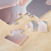 かわいいチビ（小さくかわいく書いた感じ）ゴールデンレトリバーパピー ジグソーパズル (側面)