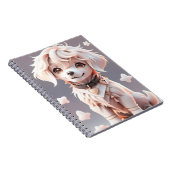 かわいいチビ（小さくかわいく書いた感じ）ゴールデンレトリバーパピー ノートブック (右側)