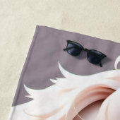 かわいいチビ（小さくかわいく書いた感じ）ゴールデンレトリバーパピー ビーチタオル (インサイチュ)