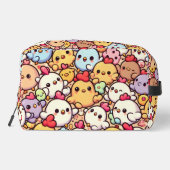 かわいいチビ（小さくかわいく書いた感じ）チキンパターンデザイン ドップキット (裏面)