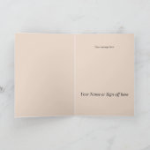 かわいいチビ(小さくかわいく書いた感じ)マウス乗馬誕生日カード シーズンカード (内部)