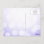 かわいいチビ(小さくかわいく書いた感じ)遊の女の子のハープ月の誕生日 ポストカード (裏面)