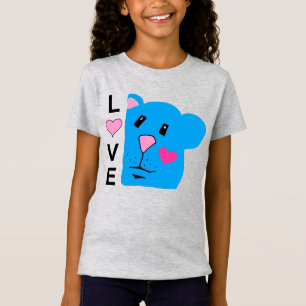 かわいいチムンクの女の子Tとの愛 Tシャツ