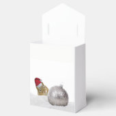 かわいいチムンクシルバーと雪のクリスマスホリデー フェイバーボックス (オープン)