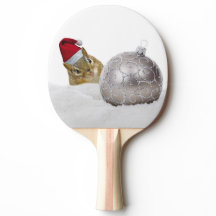 かわいいチムンクシルバーと雪のクリスマスホリデー