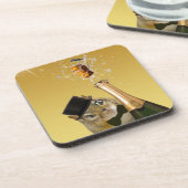 かわいいチムンク大晦日パーティー コースター (左側)