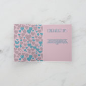 かわいいチャウイラストレーション、毛皮の実在誕生日 カード (内部)