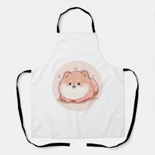 かわいいチャウクラシックチョーTシャツ エプロン