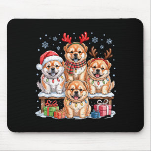 かわいいチャウチャウのクリスマスパピー 犬好きのためのおもしろいフーディー マウスパッド