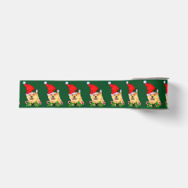 かわいいチャウチャウクリスマス グログランリボン
