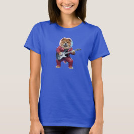 かわいいチャウチャウロックスターミニットTシャツ Tシャツ