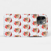 かわいいチャウチャウ犬のクリスマスパターン Case-Mate iPhoneケース (裏面(横))