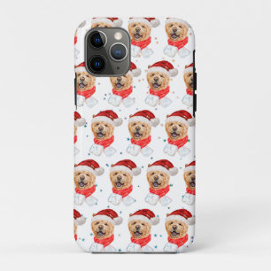 かわいいチャウチャウ犬のクリスマスパターン iPhone 11 PROケース