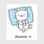 かわいいチャット猫 シール (シート)