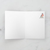 かわいいチャフインチ水の色の誕生日娘の法律 カード (内部)