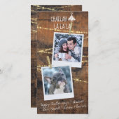 かわいいチャラ日ハヌカー2 – フォトホリデーカード (正面/裏面)