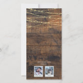 かわいいチャラ日ハヌカー2 – フォトホリデーカード (裏面)