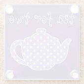 かわいいチャーコースター ガラスコースター (裏面)