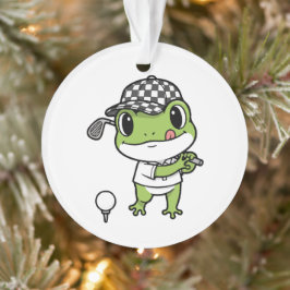 かわいいチャーム かわいいカエル ゴルフ 遊び心あふれるギフト オーナメント