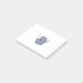 かわいいチュビーリノセロス ポストイット (アングル)