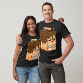 かわいいチョコミルクかわいいミーム Tシャツ (ユニセックス)