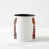 かわいいチョコレートの蝶ネクタイ イースターバニー キャンディ マグカップ (中央)