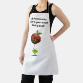 かわいいチョコレートカベードストロベリーシェフ エプロン (インサイチュ)