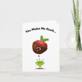 かわいいチョコレートコーティングイチゴとキャンディ シーズンカード (正面)